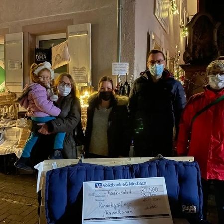 500€-Spende der Kindertagesstätte "Rasselbande"