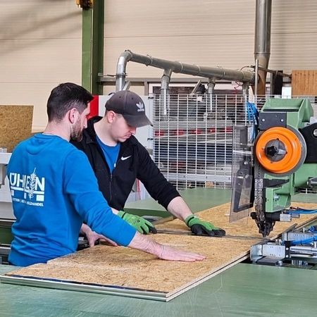 Faltkisten-Produktion aus OSB-Platten
