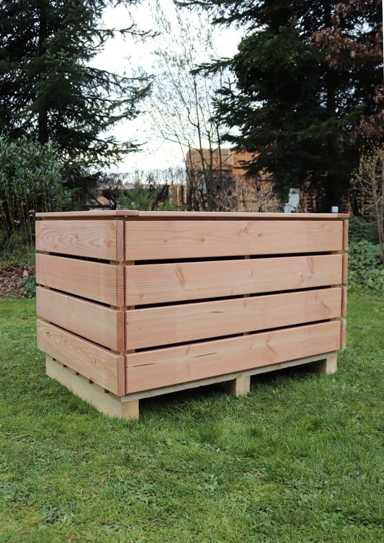 Hochbeet Douglasie montiert